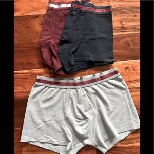 3 pairs of Apparel mens boxer briefs from Primark size L